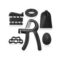 Mucit Home El Ve Parmak Güçlendirici Set 5 Parça Ayarlanabilir El Yayı Parmak Egzersiz Gerginlik Topu