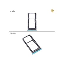 Note 10 5g Sim Tepsisi Çiftli Yeşil Çift Hatlı Dual Sim Sim Yeri Sim Kızağı Sim Kart Yuvası