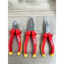 1000 V Pense 160Mm Yan Keski 140Mm Kargaburun 160Mm 3 Lü Set