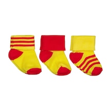 Civil Baby Sarı-kırmızı Asetat 0-24 Ay Çorap Setleri - Standart Standart Standart