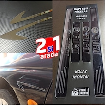 Fiat İdea Kapı Eşiği Set + Çamurluk Vent Krom Görsel