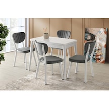 Rüya Elma Mdf Mutfak Masası Sandalye Takımı 60x100