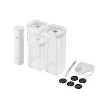 Fresh & Save Cube Vakum Başlangıç Seti 6 Parça Beyaz