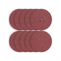 50 Adet Cırt Zımpara Matkap Spiral 115 Mm Daire Zımpara Ahşap Metal Zımparası 80 Kum