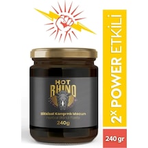 Hot Rhino Erkeklere Özel Doğal Karışımlı Ballı Atom Macun 240 Gr X 2 Adet