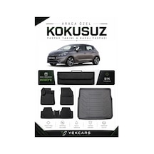 Peugeot 208 2013 Model Aracınıza Özel 4d Karbonlu Kauçuk Paspas Takımı Ve Bagaj Havuzu