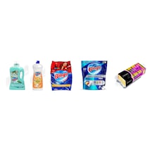 Bingo Yüzey Tem. Fresh 2.5 Lt + Bulaşık Deterjanı 650 Ml + Renkli Ler 6 Kg +tablet 50'li +flodex 5'li 5'li Set Diğer