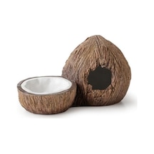 Exo Terra Ex Sürüngen Dekoru Coconut Saklanma Alanı-Su Kabı