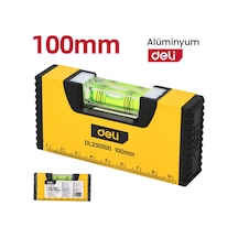 2'si 1 Arada Lazer Mesafe Ölçer Ve Şerit Metre 100mm Mini Su Terazisi
