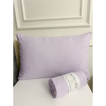Çift Kişilik Lila Ranforce Lastikli Fitted Çarşaf Takımı 160x200