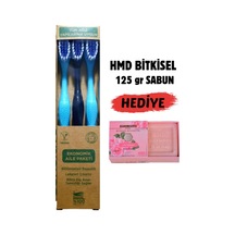 Herbadent Orta Sert Diş Fırçası 3lü + Gül Sabunu 125 G