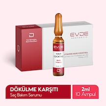 Multi Vitamin Hair Cocktail Dökülme Karşıtı Saç/kaş Bakım Serumu 2ml X 10 Ampul Vitamin Kompleksi + Peptid İçerikli
