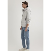 Mavi - Mavi Jeans Detaylı Kapüşonlu Gri Yelek 0110554-70074 Gri