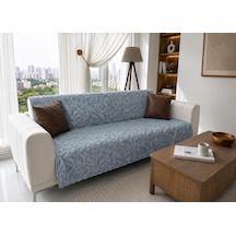1 Adet Royam Tay Tüyü Kaymaz Koltuk Kanepe Çekyat Örtüsü 170 X 210 Indigo