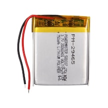 Powermaster Pm-29465 3.7v 750mah 503337 Soketsiz Lityum Polimer Li-po Batarya Şarj Edilebilir Pil
