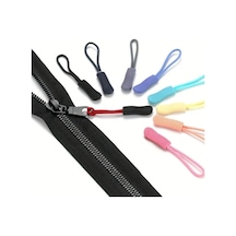 Pembe 20 Adet Fermuar Çekme Çektirme Ucu Fit Halat Etiketi Yedek Klip Kırık Toka Sabitleyici Zip Kablosu Tab Seyahat Çantası Bavul Çadır Sırt Çantası