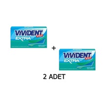 Vivident Extra Nane Mentol Aromalı Şekersiz Tatlandırıcılı Şerit Sakız 2 x 26 G