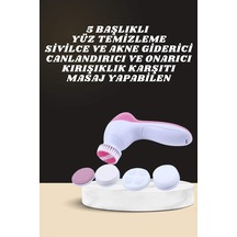 Ersikili Cilt Bakım Seti 5 Başlıklı Yüz Temizleme Ve Aleti Canlandırıcı Ve Onarıcı