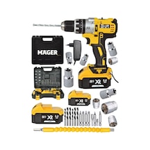 Mager Germany Technolgy Çelik Madren Metal Şanzıman 58 Wat Darbeli Matkap 24 Parça Set