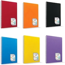 Çınar 73509 Colormaxı Sipiralli A5 Pp Kapak 60 Yp Düz Defter