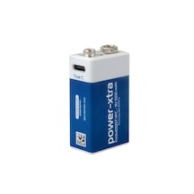 Power-xtra Px9v1000typc - 9v - 1000 Mah Şarjlı Pil - Type C