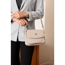 Just Polo Just Polo Kadın Taş Rengi Omuz Çantası-bd4062