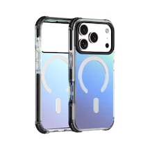 Buff İphone 17 Pro Max Kablosuz Şarj Uyumlu Radiant X Kılıf, Darbe Önleyici, Yumuşak, Tam Koruma, Sararma Önleyici Teknoloji Siyah