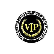 Etiketçilere Özel Sticker Vip Patıenten Labelıng Car Stadtwappen