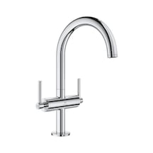 Grohe Atrio Tek Delikli Lavabo Bataryası 1/2" L-Boyut - 21145000 Gümüş