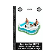 Özel Üretim 56475 Şişme Havuz 229x229 Cm Su Aktivite Bahçe