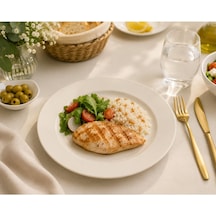 Banquet Düz Porselen Yemek Tabağı, İç Mekan Kullanımı İçin, 27 Cm Diğer