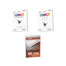 2027 Limit 8. Sınıf Türkçe Föyleri 13 Föy Konu + Soru + Anla Kazan Paragraf Deneme 3'lü Set