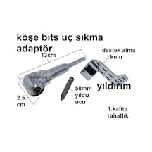 Köşe Bits Uç Adaptörü Kımex Vidalama Köşe Aparat