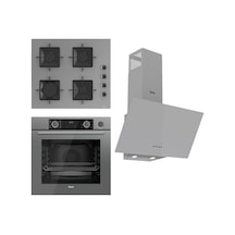 Ferre Steamart Ss Serisi XE64CPR + SS208 + D088 - Kare Set Gri