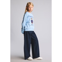 Defacto Baggy Fit Ekstra Konforlu Ve Dökümlü Jean Pantolon Kız Çocuk I2059a826aunm34 Mavi-nm34