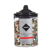 Rıoba Çakıl Taşı Çikolata 1 Kg - Sunumluk Draje Çikolata 3'li Ekonomik Paket - 3 Adet Tarı