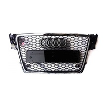 Audi A4 Rs4 Ön Panjur Izgara 2008 / 2011 Krom Siyah