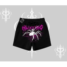 Tarzsokak Beyaz Şort Autumn Spider Siyah