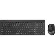 A4 Tech Fg2400 Aır2 Siyah, Fstyler, 2.4ghz Mini Kablosuz, Türkçe Q, Sessiz Klavye Mouse Set 0