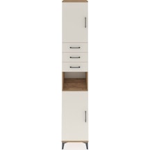Hyperion Dolap 4 Raflı 3 Çekmeceli 2 Kapaklı 44x44x243 Çam-aytaşı Atlas Çam