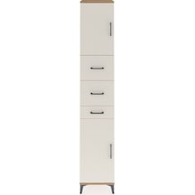 Hyperion Dolap 3 Raflı 3 Çekmeceli 2 Kapaklı 44x44x243 Çam-ay... Çam