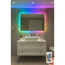 Digital Hayat Rgb Led Işıklı Dikdörtgen Ayna Dekoratif Banyo Makyaj Aynası Sınırsız Renk 30x50cm - 60x80cm Çok Renkli Digital Hayat Rgb Led Işıklı Dikdörtgen Ayna Dekoratif Banyo Makyaj Aynası Sınırsız Renk 30x50cm - 60x80cm Çok Renkli