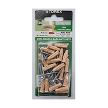 Vida Dübel Set Yeni Nesil Proje Bağlantı Set 6 Mm Dübel 3.5x30 Vida Toplam 40 Parça - 764905901 Diğer