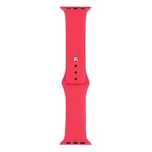Zore Watch 42mm Band Serisi Klasik Kordon Silikon Strap Kayış-light Rose Red