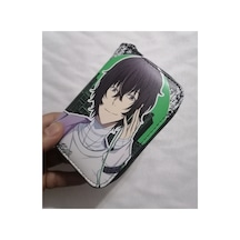 Owlbag Company Owl Bag Bongou Stray Dogs - Dazai Osamu Desenli Tasarım Suni Deri Cüzdan Çok Renkli