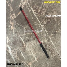 Kln Ts2 İmpact Ph2 Uç Mıknatıslı Yıldız Bits Uç Ph2 Vida Sıkma Ucu 30cm 1adet