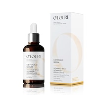 O'loure C E Ferulic Serum,%15 C Vitamini İçeren Aydınlatıcı, Yaşlanma Karşıtı, Ton Eşitleyici Cilt Serumu Yüz Ve Boyun Bölgesi İçin, Parfümsüz, Vegan, 30 Ml