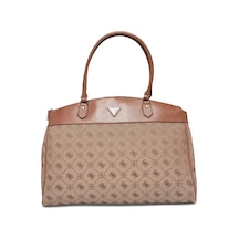 Guess Melinda Logo Kadın Omuz Çantası Twlp9902903 Kahve