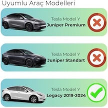 Tesla Model Y İle Uyumlu Kol Dayama İç Saklama Kutusu V1 Juniper Uyumlu Değildir