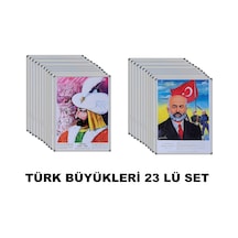 35X50 Cm23 Lü Türk Büyükleri Seti - Panosu - Köşesi 35X50 Cm23 Lü Türk Büyükleri Seti - Panosu - Köşesi